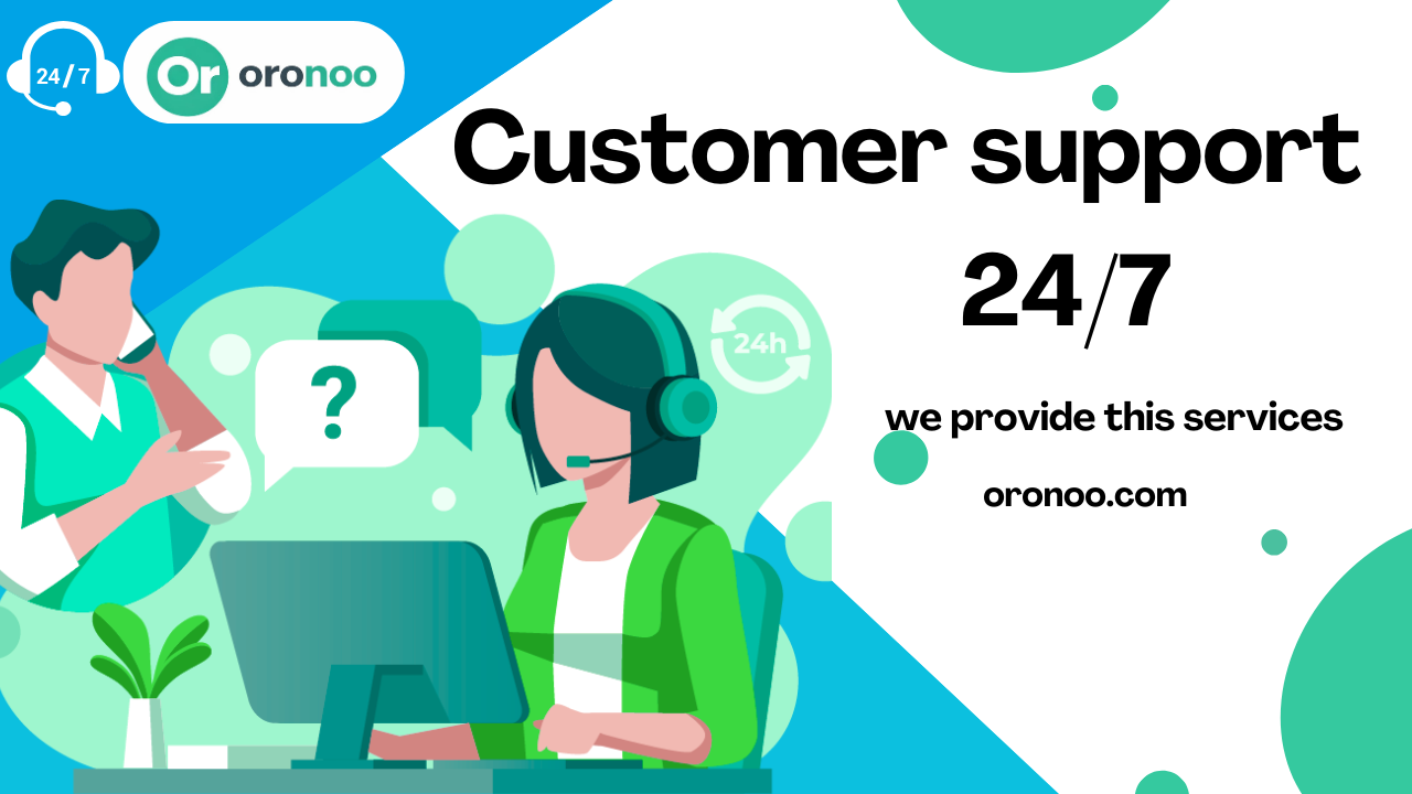 oronoo customer support banner
