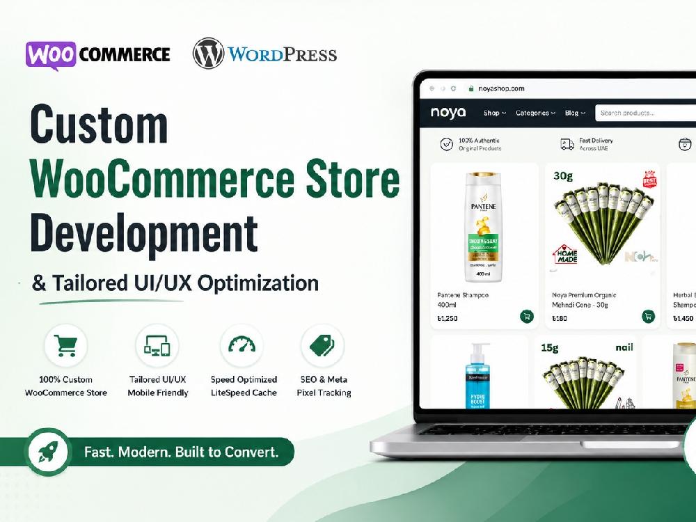 Custom WooCommerce Store Development & Tailored UI/UX Optimization